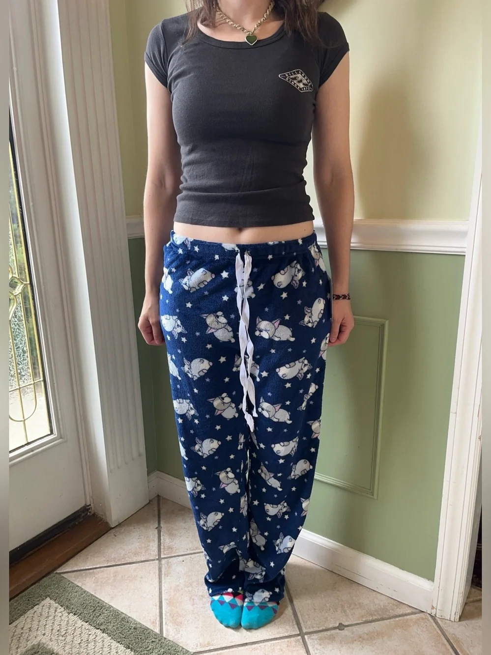Soft & Cozy Collection french bulldog pajama pants